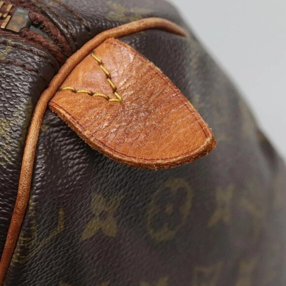 LOUIS VUITTON Monogram Speedy 35 Hand Bag - Picture 10 of 16